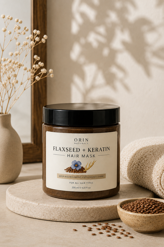 FLAXSEED + KERATIN HAIR MASK
